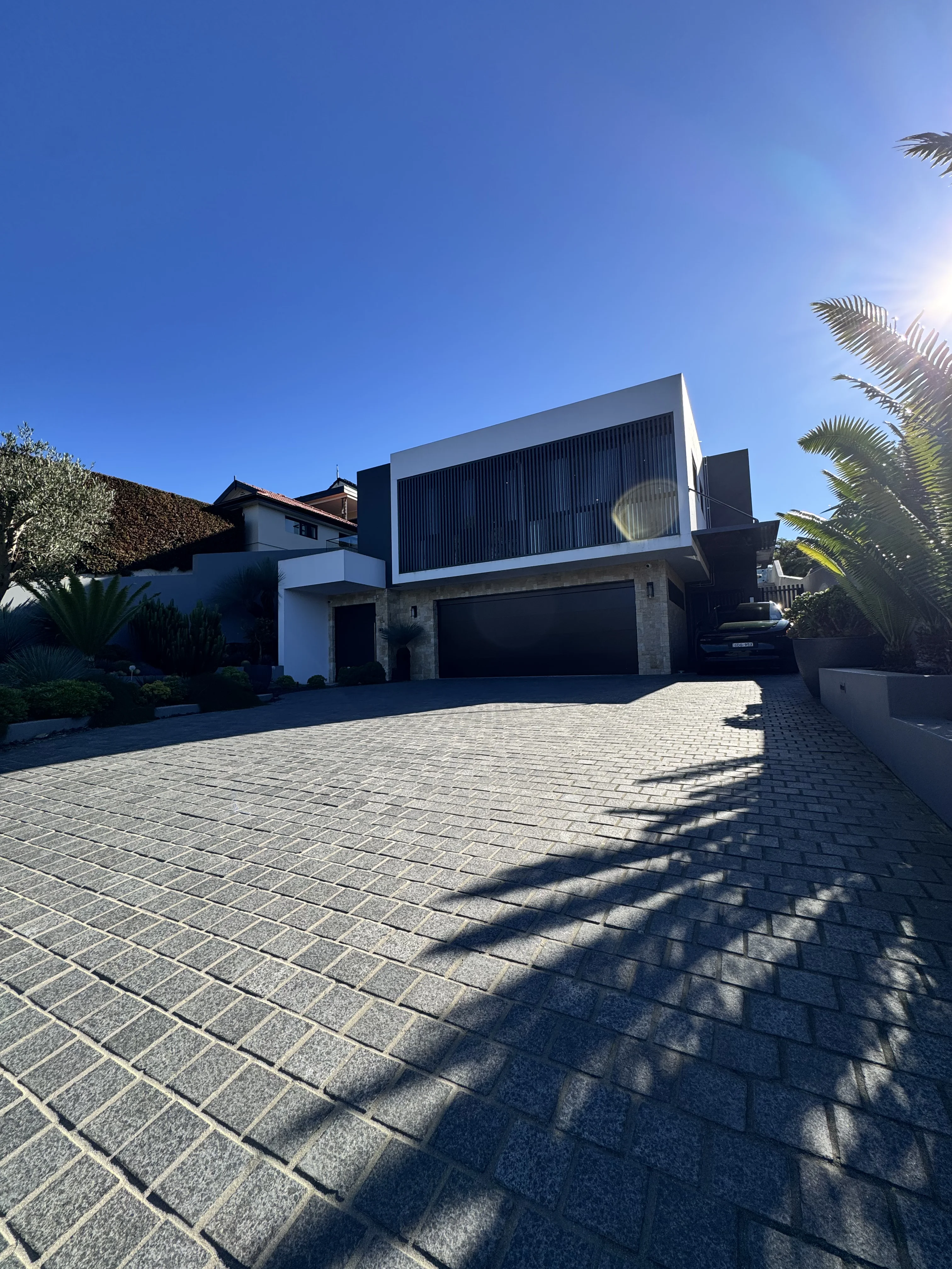 Modern two-storey property exterior in Sydney painted by ProLux